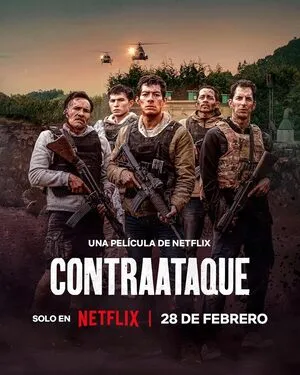Counterattack 2025 Hindi Dual Audio Movie Poster