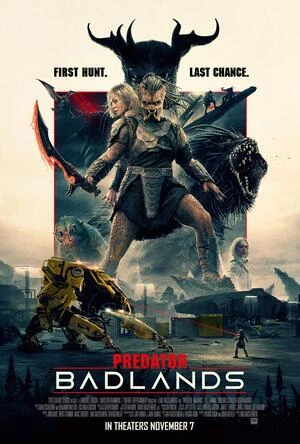 Predator: Badlands 2025 English Audio Movie Poster